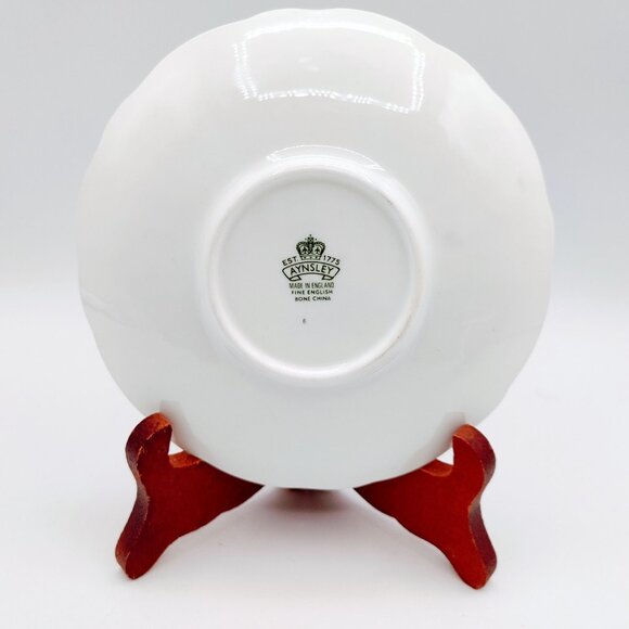 Aynsley England Emerald Violet Tea Cup And Saucer 2917 - Picture 5 of 12